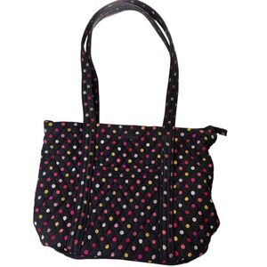 Vera Bradley Commuter Tote Bag Retired Print Havana Dots Overnight Bag Weekender